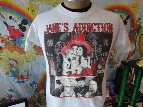 90's JANES ADDICTION Concert Tour grunge T Shir 1990s vintage concert t-shirt, vintage, single stitch, B+ condition