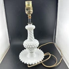 Vintage Milk Glass Lamp No Shade Working