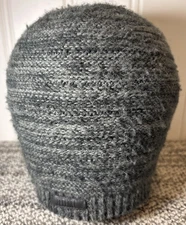 Harley Davidson Black Label Winter Beanie Floppy Skull Cap Bluish Gray Great Con