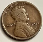 1913-D Lincoln Wheat Cent Early Denver Mint VF JC1991