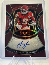 Panini 2025 Select JuJu Smith-Schuster Maroon Prizm Auto #SP-JSS /75 Chiefs
