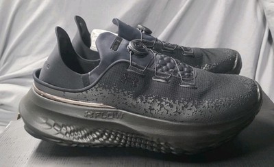 Under Armour SlipSpeed Mega Ripstop Shoes Black BOA 3028539-005 Men Size 16 NWB