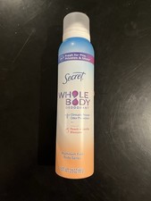 Secret Whole Body Deodorant Spray Peach  Vanilla Blossom Aluminum Free
