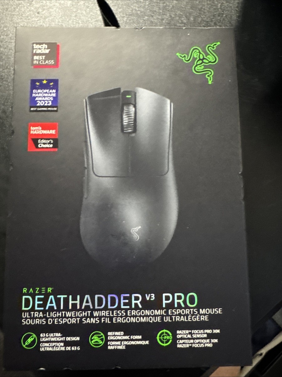 Razer DeathAdder V3 Pro Wireless Gaming Mouse - Black for sale