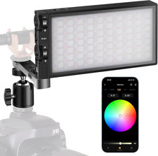 G1S RGB Video Light with APP Control, Built-In 12W Rechargeable Battery LED Came