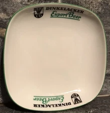 Vintage DINKELACKER GERMANY EXPORT BEER ceramic ashtray Emil Sahm EUC