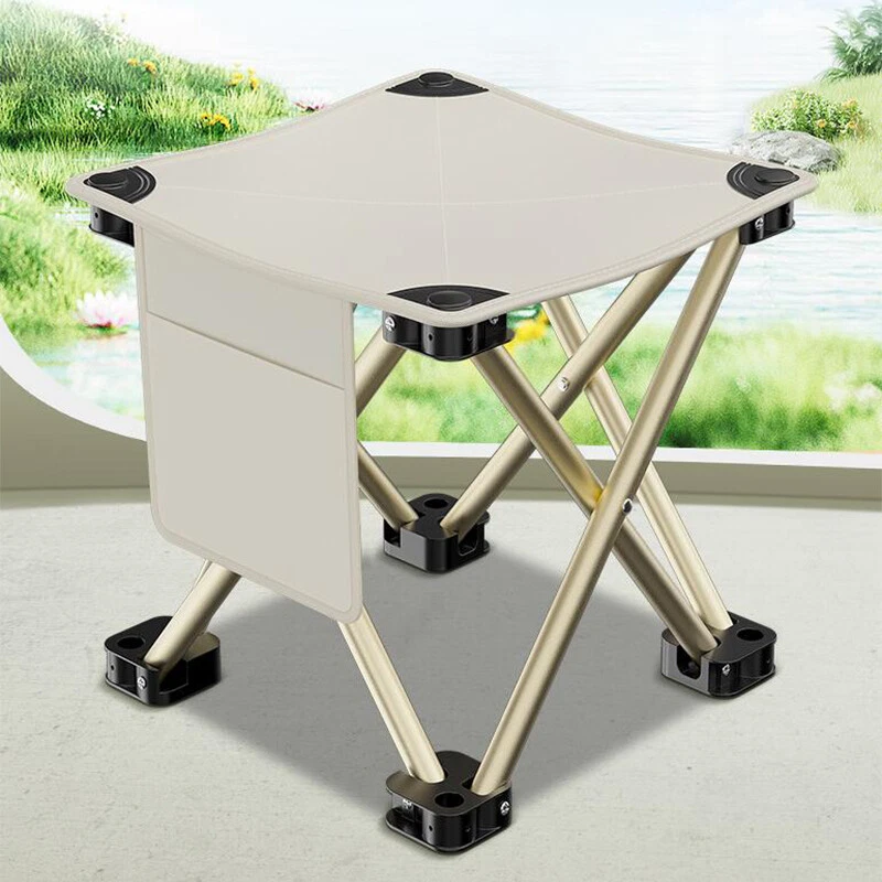 Portable Folding Chair Outdoor Mini Camping Fishing Picnic Beach Stool Seat NEW, - Picture 5 of 29