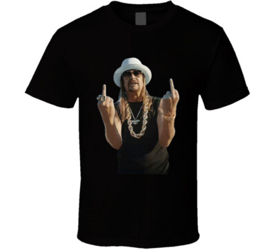 Kid Rock Flipping The Bird Music Fan T Shirt