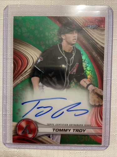 2024 BOWMANS BEST TOMMY TROY GREEN REFRACTOR AUTO 30/99 BEST OF 2024 Q3882 - 第 1/4 張圖片