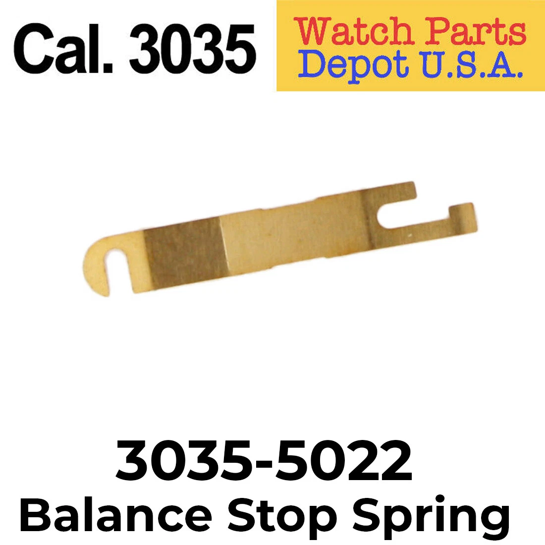 Rolex Caliber 3035-5022 - Balance Stop Spring Replacement Parts SWISS MADE