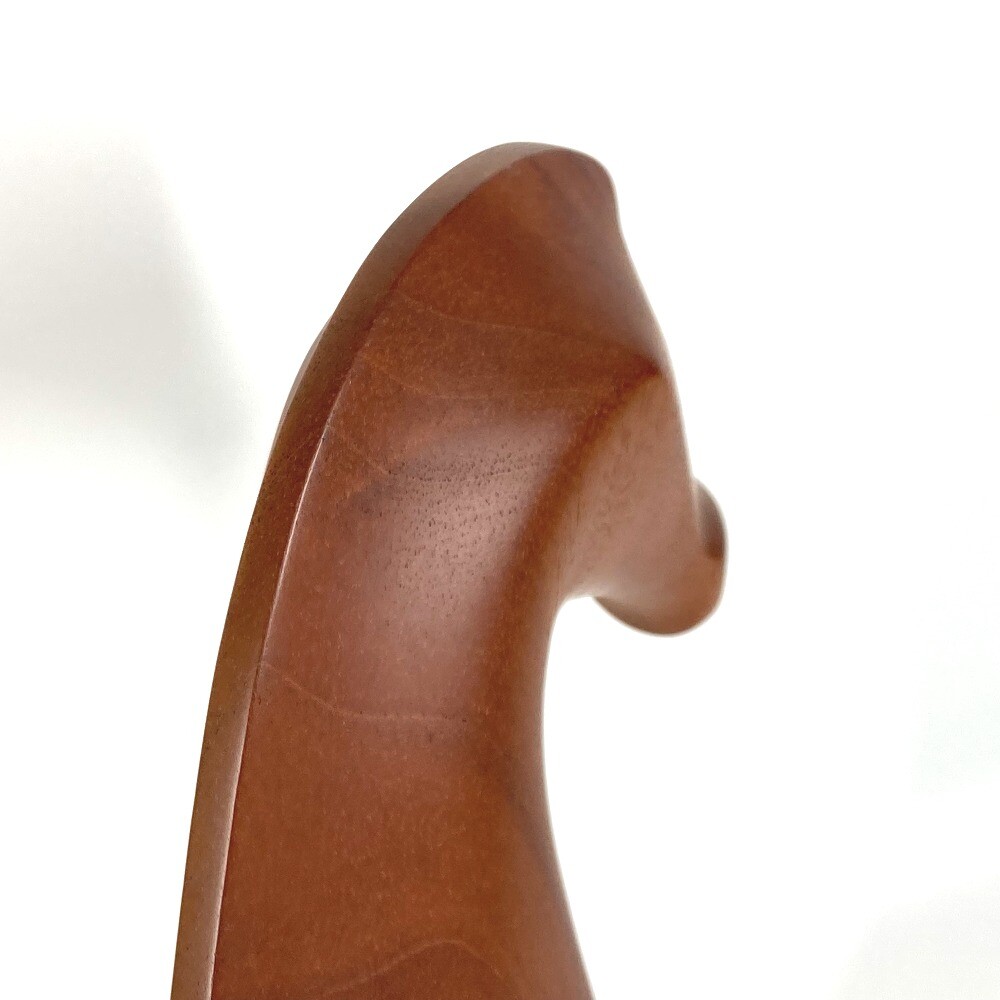 HERMES Allion Horse Cheval Figurine Interior object Wood