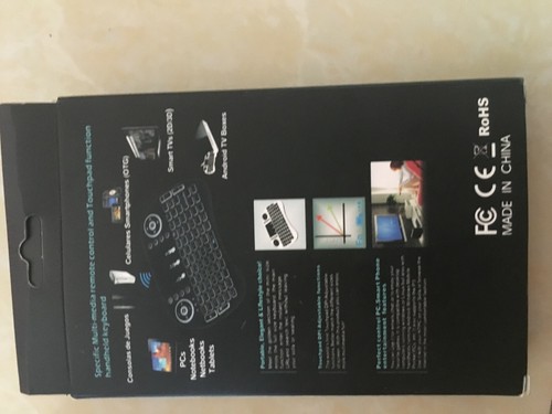 20pcs/lot dhl free I8 2.4GHz Backlit Wireless Mini Keyboard Air Mouse Remote  - Picture 4 of 7