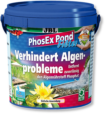 JBL PhosEx filter Pond 500g gegen Algenprobleme bindet Phosphat Teiche  5000L