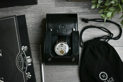 Watch Travel Case Leather Watch Case For Men Travel Watch Roll Case (VARIATIONS) - Picture 162 of 440