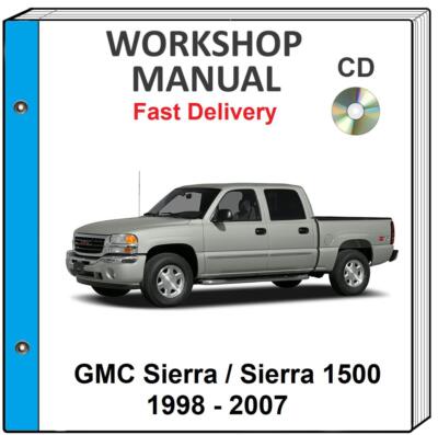 Factory Repair Manual On CD – For GMC Sierra 2000-2006, OEM Service Info