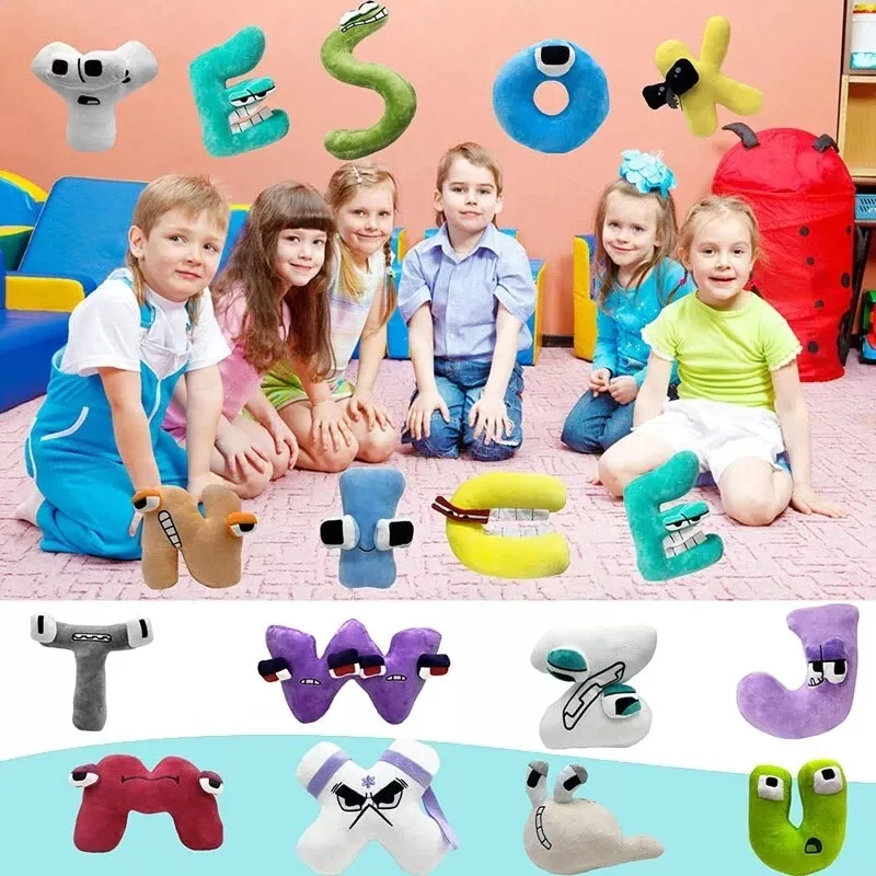 Alphabet Lore Plush Toy Stuffed Animal Dolls for Kid's education