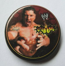 WWE WORLD WRESTLING ENTERTAINMENT BUTTON ANSTECKER BADGE PIN BATISTA 2,5cm