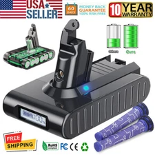 21.6V 9000mAh Battery For Dyson V6 SV03 SV04 SV05 SV08 DC58 DC59 DC62 / Filters