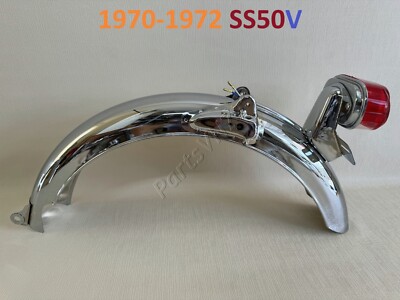 Honda SS50 Fender. High Quality Chrome Rear Fender SS50V CD50...