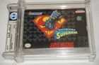 Death and Return of Superman (Super Nintendo SNES) NEW Sealed WATA 8.0 A+