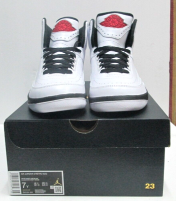 Nike Air Jordan 2 Retro Chicago 2022 GS Chicago DX2591-106 Size 7Y