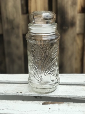 Vintage Planters Mr. Peanut Glass Jar with Lid 1982 EUC | eBay