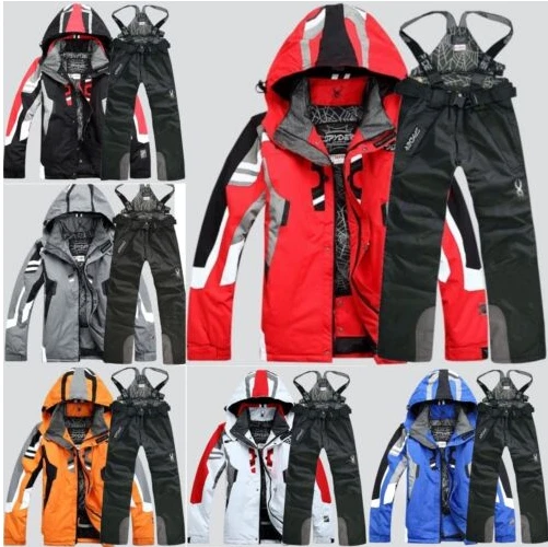 Herren Jacke+Hose Skianzug Wasserdichte Outdoor-Mantel Snowboard Bekleidung 2XL - Bild 2 von 4