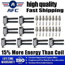 8X Ignition Coils +16X Iridium Spark Plugs for Jeep Dodge Durango RAM 1500 UF504