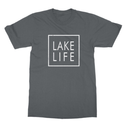 Lake Life Graphic Box Summer Camping Vacation Unisex T-Shirt