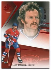 2023-24 SP Game Used Red #184 Larry Robinson 004/272 Montreal Canadiens