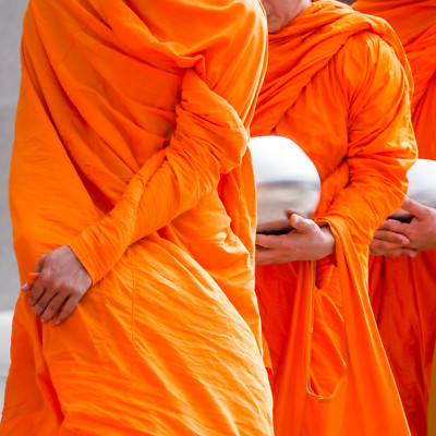 Large, XL, Buddhist Monk Robe and Shawl Set, 100% Cotton