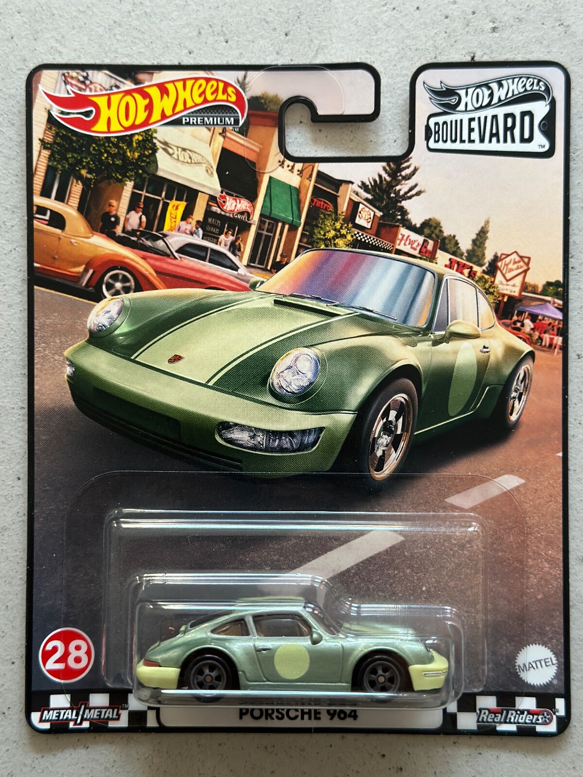 Hot Wheels Premium Boulevard 28 PORSCHE 964 Car Culture 911 Real Riders