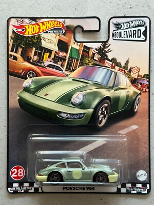 Hot Wheels Premium Boulevard 28 Porsche 964 Car Culture 911 echte Fahrer