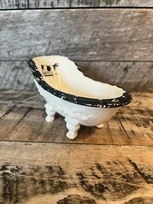 Ceramic Claw foot Tub Soap Dish 