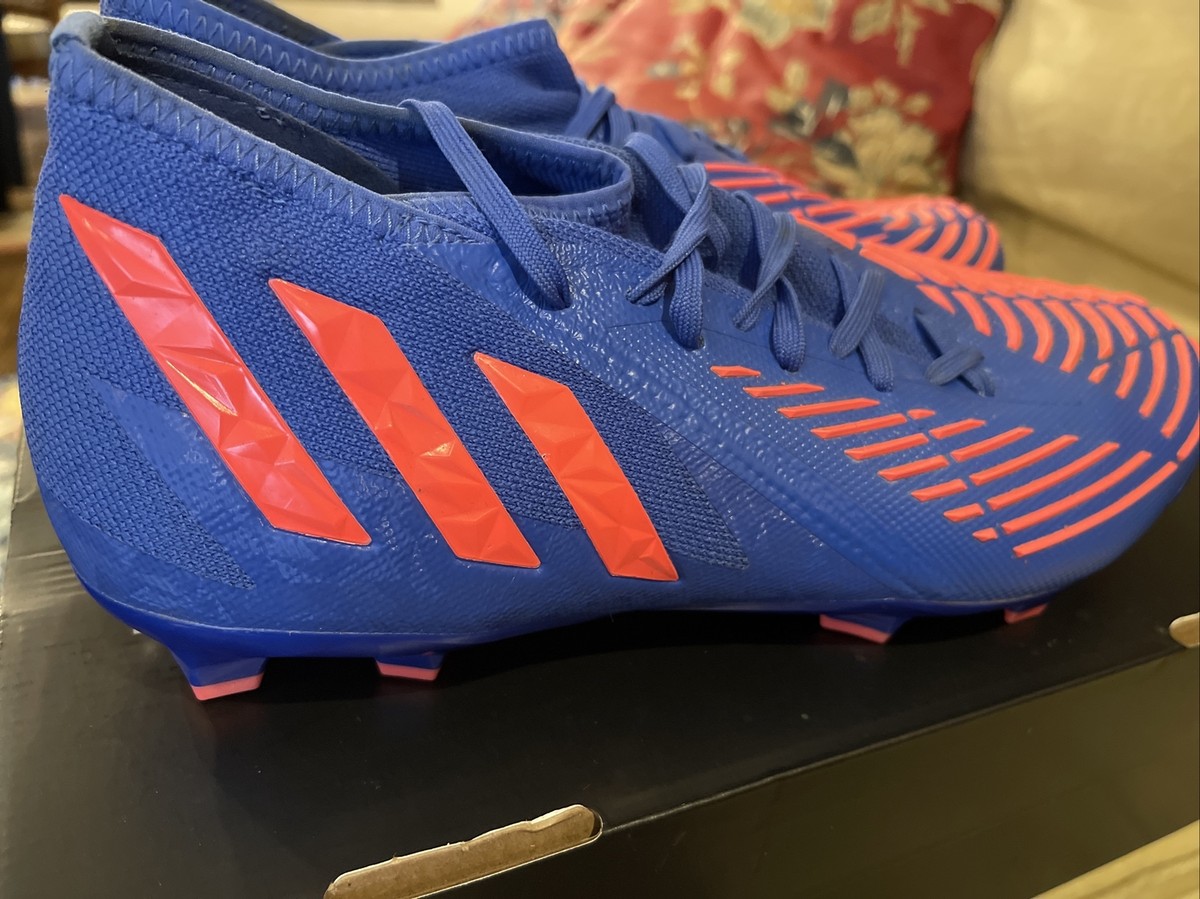NEW Adidas Predator Edge.2 FG Football Soccer Cleats Blue 