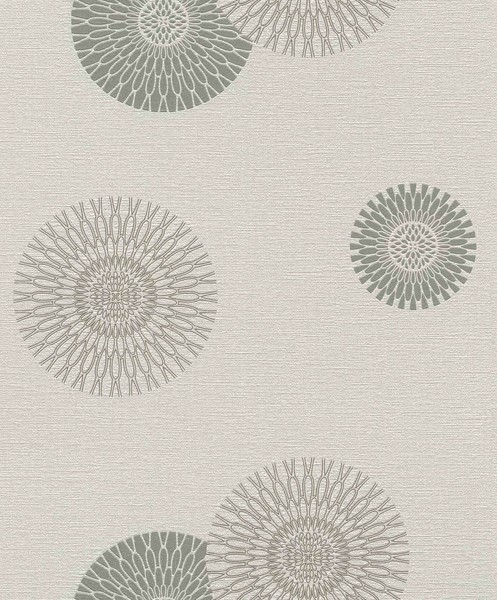 Tapete Vlies #Tapetenwechsel Floral Ornament Braun Glitzer 808810 (3,61€/1Qm)-image