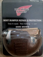 Red Wing Shoes Boot Bumper One Pair Toe Area Wear Fix Dark Brown New In Package