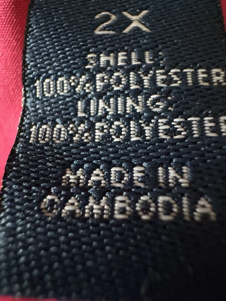 KAREN SCOTT SPORT Abrigo de Primavera Rosa Brillante Chaqueta Bolsillos Cuello + Capucha Cremallera 2X Foto 4 de 4