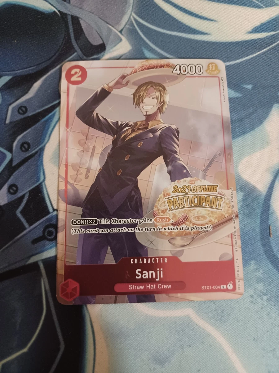 Sanji [Participant] ST01-004 One Piece Promotion Cards for sale | eBay