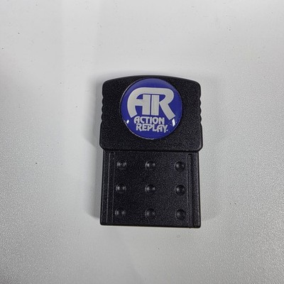 AR Action Replay For GameCube Memory Card ONLY For Cheat Codes Black Plug In