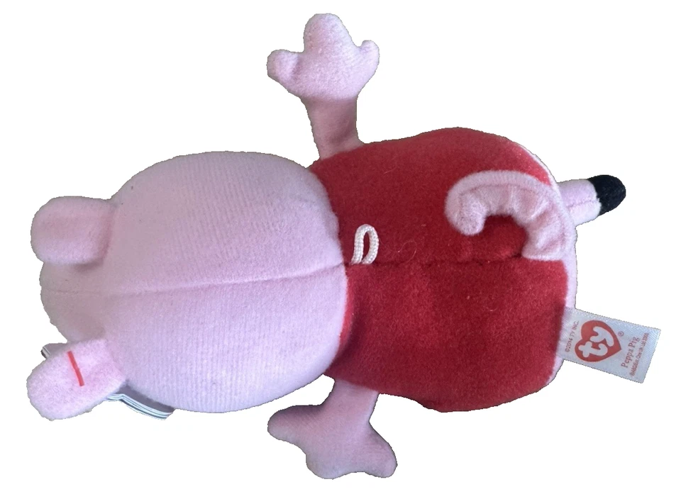 TY Beanie Babies Peppa The Pig - New Plush Toy, 7-Inch Stuffed Animal NWT - Image 3 of 4
