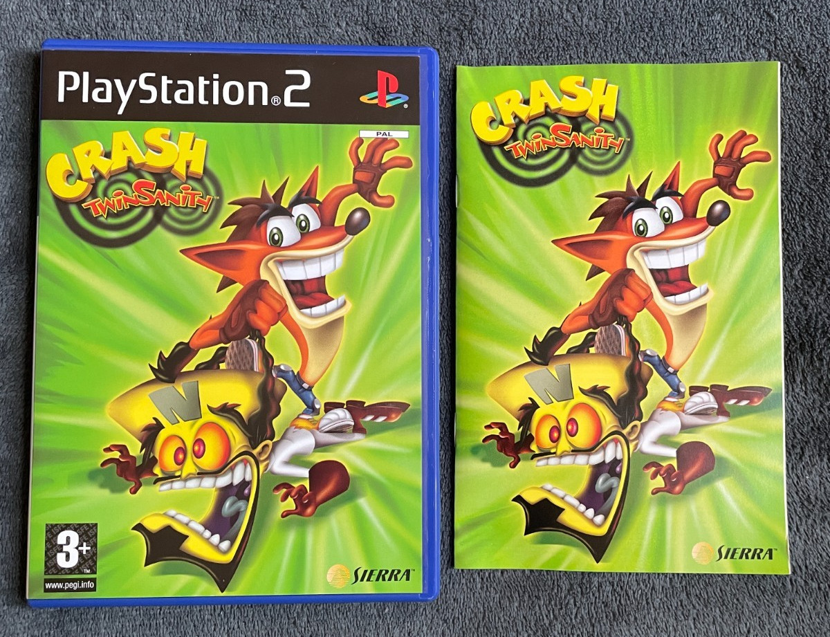 Crash Twinsanity complet sur Playstation 2 PS2 - FR cd TTBE