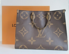 Borsa Louis Vuitton Giant OnTheGo MM Monogram Giant Reverse Tote Bag