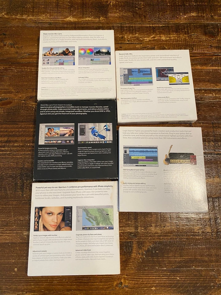 Apple Logic Express 8/9, Final Cut Express 4, Aperature 2/3 apps - Image 2 of 4