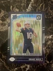 2024 Panini Donruss Optic - Rated Rookie Drake Maye #229 Purple Shock Prizm (RC)