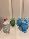 Fenton Hobnail Small Vases, 6 On Offer. Price Is Per Vase