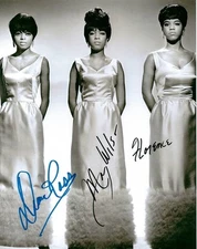 Diana Ross Mary Wilson Cindy Birdsong The Supremes Phot Autograph Reprint 8.5x11