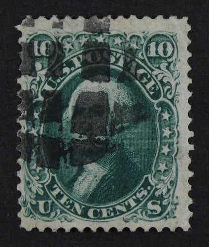 CKStamps: US Stamps Collection Scott#96 10c Washington Used Tiny Tear