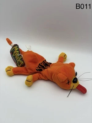 Meanies Series 1 “SPLAT” THE ROAD KILL KAT Cat Vintage Plush 1997 New with Tags - Image 1 of 4