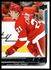 2018-19 Upper Deck Young Guns Dennis Cholowski Rookie Detroit Red Wings #231